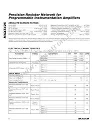 MAX5426BEUD+T Datasheet Page 2