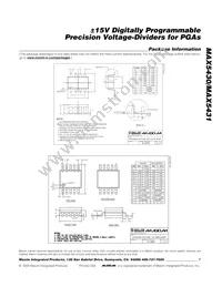 MAX5431AEUB+T Datasheet Page 7