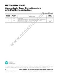 MAX5457ETE+T Datasheet Page 18