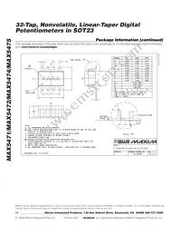 MAX5474EKA Datasheet Page 12