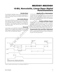 MAX5481ETE+T Datasheet Page 17