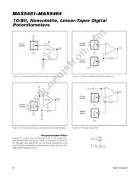 MAX5481ETE+T Datasheet Page 18