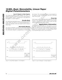 MAX5499ETE+T Datasheet Page 16