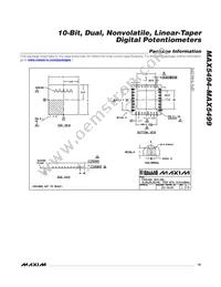 MAX5499ETE+T Datasheet Page 19
