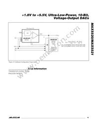 MAX5520ETC+ Datasheet Page 19