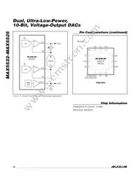 MAX5525ETC+ Datasheet Page 20