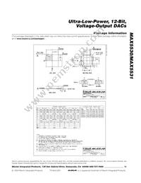 MAX5531ETC+T Datasheet Page 19