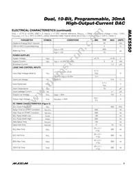 MAX5550ETE+T Datasheet Page 3