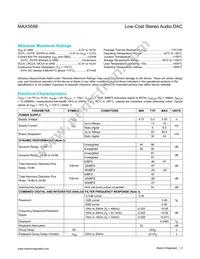 MAX5556ESA+ Datasheet Page 2