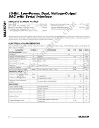 MAX5721AUA+T Datasheet Page 2