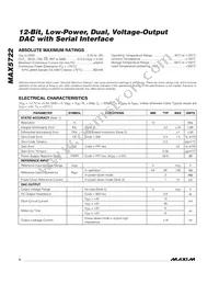 MAX5722EUA+T Datasheet Page 2