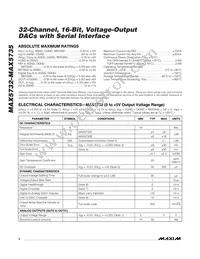 MAX5735BUTN+T Datasheet Page 2