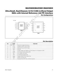 MAX5801AUB+T Datasheet Page 14