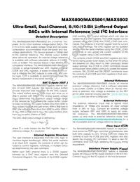 MAX5801AUB+T Datasheet Page 15