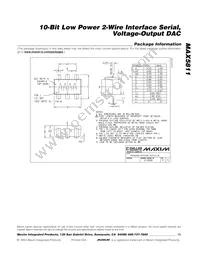 MAX5811PEUT+T Datasheet Page 13