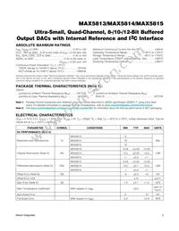 MAX5815AUD+T Datasheet Page 2