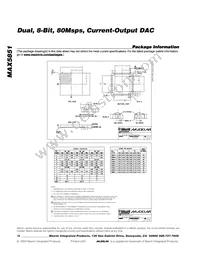 MAX5851ETL+T Datasheet Page 18