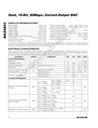MAX5853ETL+T Datasheet Page 2