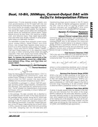MAX5858ECM+D Datasheet Page 21