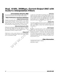 MAX5858ECM+D Datasheet Page 22