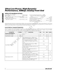 MAX5866ETM+T Datasheet Page 2