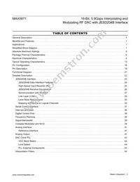 MAX5871EXE+ Datasheet Page 2