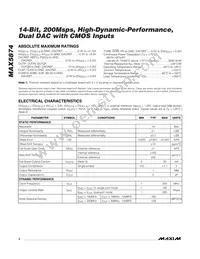 MAX5874EGK+TD Datasheet Page 2