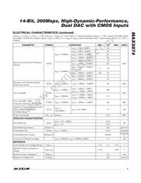 MAX5874EGK+TD Datasheet Page 3