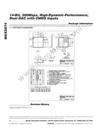 MAX5874EGK+TD Datasheet Page 16