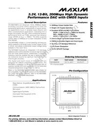 MAX5883EGM+TD Datasheet Cover