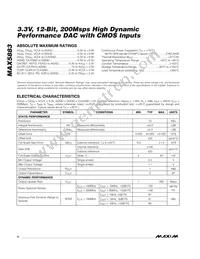 MAX5883EGM+TD Datasheet Page 2
