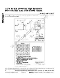 MAX5883EGM+TD Datasheet Page 16