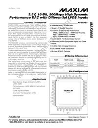 MAX5888AEGK+TD Datasheet Cover