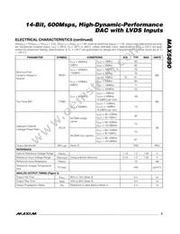 MAX5890EGK+TD Datasheet Page 3