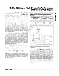 MAX5890EGK+TD Datasheet Page 9