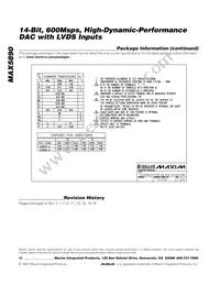 MAX5890EGK+TD Datasheet Page 16