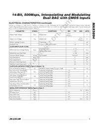 MAX5894EGK+TD Datasheet Page 5