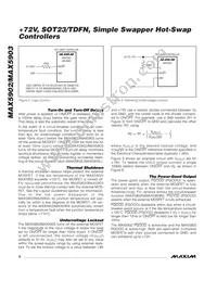 MAX5902AAETT+ Datasheet Page 8