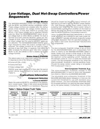 MAX5905ESA+T Datasheet Page 16
