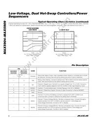 MAX5909UEE+TG11 Datasheet Page 8