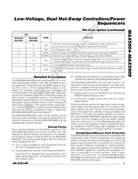 MAX5909UEE+TG11 Datasheet Page 9