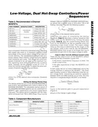 MAX5909UEE+TG11 Datasheet Page 17