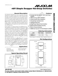 MAX5912ESE+T Datasheet Cover
