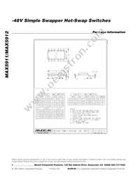 MAX5912ESE+T Datasheet Page 8
