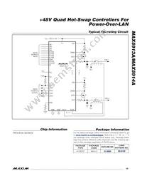 MAX5913AEMH+T Datasheet Page 19