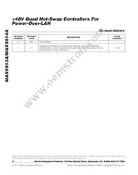 MAX5913AEMH+T Datasheet Page 20