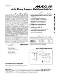 MAX5917AESE+T Datasheet Cover