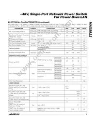 MAX5922BEUI+T Datasheet Page 3