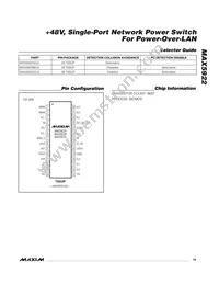 MAX5922BEUI+T Datasheet Page 19