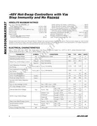 MAX5937LCESA+T Datasheet Page 2